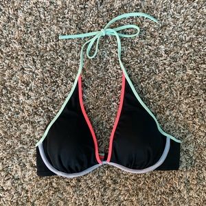Victoria’s Secret Swim bikini top, size: 34B